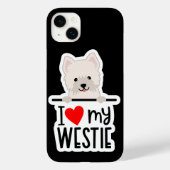 Niedliche Liebe Westie Case-Mate iPhone Fall Case-Mate iPhone Hülle (Rückseite)