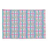 Niedliche Liebe Zitat Pastellfarben Rosa Gelb Blau Kissenbezug (Rückseite-Rechts)