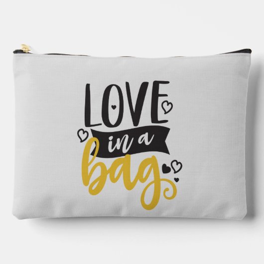 Niedliche Liebe Zubehörtasche (Vorderseite)