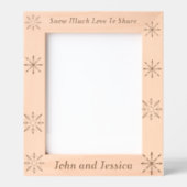 Niedliche Liebe zum Personalisieren Geätzte Rahmen (Vorderseite)