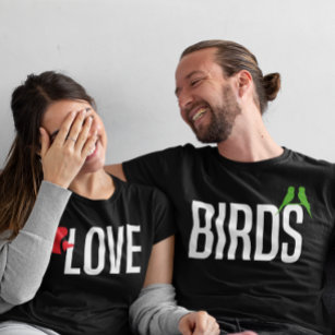 Niedliche Liebesvögel - Paarung, neu T-Shirt
