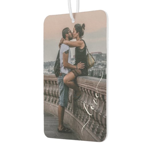 Niedliche LiebhaberInText für einfache Liebe Autolufterfrischer (Links)