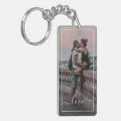 Niedliche LiebhaberInText für einfache Liebe Schlüsselanhänger (Vorderseite links)