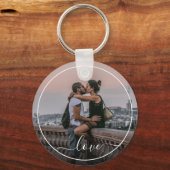 Niedliche LiebhaberInText für einfache Liebe Schlüsselanhänger (Vorderseite)