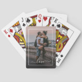 Niedliche LiebhaberInText für einfache Liebe Spielkarten (Rückseite)