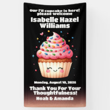 Niedliche L'il Cupcake Sprinkles Baby Dusche Willk