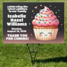 Niedliche L'il Cupcake Sprinkles Baby Dusche Willk