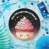 Niedliche L'il Cupcake Sprinkles Baby Dusche Willk Pappteller (Party)