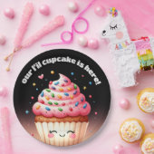 Niedliche L'il Cupcake Sprinkles Baby Dusche Willk Pappteller (Party)