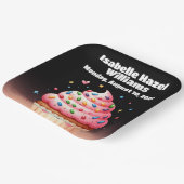 Niedliche L'il Cupcake Sprinkles Kinderdusche Pappteller (Gewinkelt)