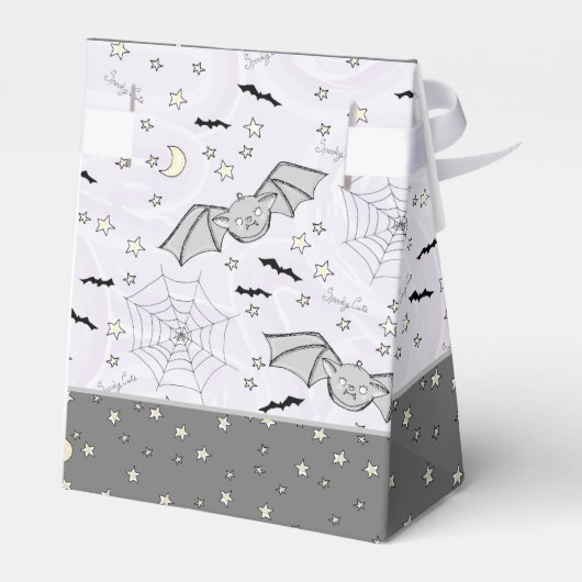 Niedliche Lila Babybats Halloween & Fall Geschenkschachtel (Rückseite)