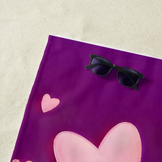 Niedliche Lila Ballerina Unicorn Strandtuch (Beispiel)