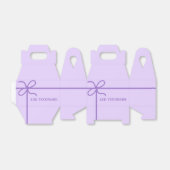 Niedliche Lila Benutzerdefiniert Geschenkschachtel (Ungefaltet)