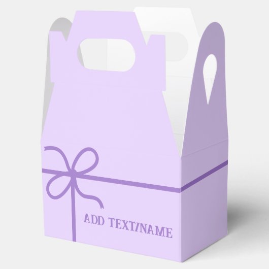 Niedliche Lila Benutzerdefiniert Geschenkschachtel (Geöffnet)