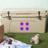 Niedliche Lila Blume Moderner Skriptname Aufkleber (Kühler)