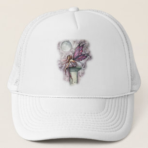 Niedliche Lila Fairy Cap Truckerkappe