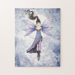 Niedliche Lila Fantasie Kunst und Kultur Puzzle