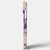 Niedliche Lila Gefärbte Krawatte Case-Mate iPhone Hülle (Rückseite / Links)