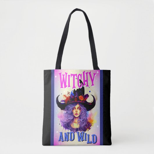 Niedliche Lila Hexengebäcktasche Tasche (Vorderseite)