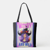 Niedliche Lila Hexengebäcktasche Tasche (Rückseite)