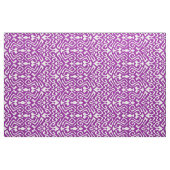 Niedliche lila Katzenstammmuster Stoff (Fat Quarter (45,7 x 55,9 cm))