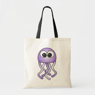 Niedliche lila Kawaii Quallen-Taschen-Tasche Tragetasche