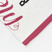 Niedliche Lila Meerjungfrau und Flamingo Giro Best Fleecedecke (Ecke)