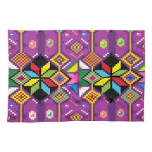 Niedliche lila, orangefarbene Mochill-Kunst