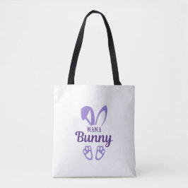 Niedliche Lila Ostermama Bunny Rabbit Ohren Mutter Tasche