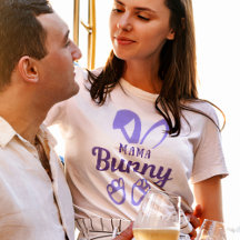 Niedliche Lila Ostermama Bunny Rabbit Ohren