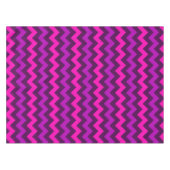 Niedliche, Lila Pink Chevrons Kleine Tablette Tischdecke (Vorderseite (Horizontal))