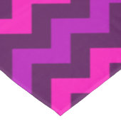 Niedliche, Lila Pink Chevrons Kleine Tablette Tischdecke (Schrägansicht)
