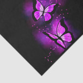 Niedliche Lila Schmetterlinge Seidenpapier (Ausschnitt)