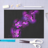 Niedliche Lila Schmetterlinge Seidenpapier (Handwerk)