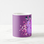 Niedliche lila Schnecke Kaffeetasse (Mittel)