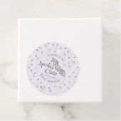 Niedliche Lila Spooky Niedliche Oktoberdusche Geschenkanhänger (Beispiel)