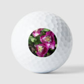 Niedliche lila Tulpen im Garten Golfball (Vorderseite)