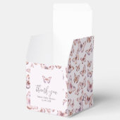 Niedliche Lila und rosa Schmetterlingsdusche Geschenkschachtel (Geöffnet)