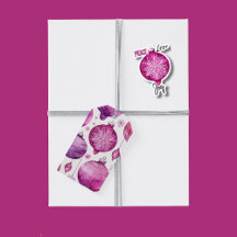 Niedliche Lila und rosa Weihnachtsschmuck Muster