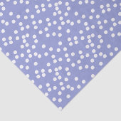 Niedliche Lila und weiße Confetti / Punkte Seidenpapier (Ausschnitt)