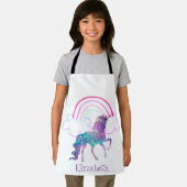 Niedliche Lila Zauberei, Regenbogen Schürze (Insitu)