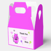 Niedliche Lilatkatze Geschenkschachtel (Geöffnet)