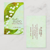 Niedliche Lilie des Tales Wellness-Center Visitenkarte (Vorne/Hinten)