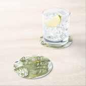 Niedliche Lily Pad 4" Runde Untersetzer (Vor Ort)