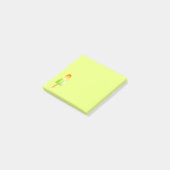 Niedliche Limone Kunstdruckerei eines Mädchens Post-it Klebezettel (angewinkelt)