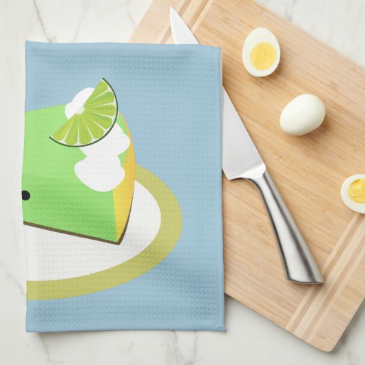 Niedliche Limone Schlüsseltorte Handtuch (Viertel Falte)