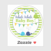 Niedliche Lindenblütendusche für Baby Boys Aufkleber (Blatt)