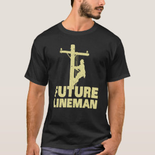 Niedliche Lineman Designs für Kinder Männer Frauen T-Shirt