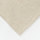 Niedliche Linen sehen schwarze Katzenmonogramm Fleecedecke (Ecke)