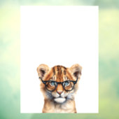 Niedliche Lion Cub Tragebrille Fensteraufkleber (Blatt 3)
